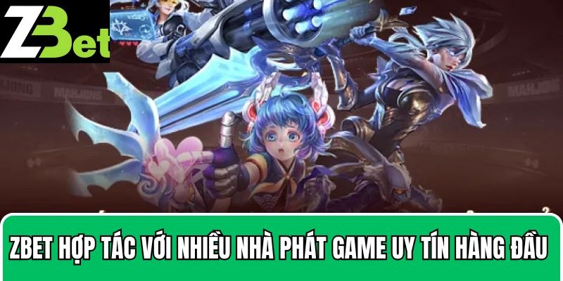 Zbet hợp tác với nhiều nhà phát game uy tín hàng đầu